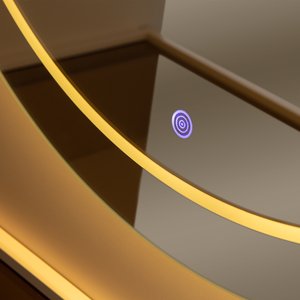 Lora Camlı Gardırop %100 Mdf Makyaj Üniteli Puflu Tekli Modüler Giyinme Odası Dolabı