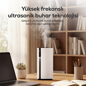 Hava Nemlendirici Lite | Akıllı, Uv Hijyen, Ultrasonik Soğuk Buhar, 3.5l, Wifi (x7450), Standart Beyaz