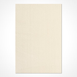 Krem Yumuşak Tuşeli Halı - Kaymaz Taban - Yıkanabilir  Mr004 100x550 cm