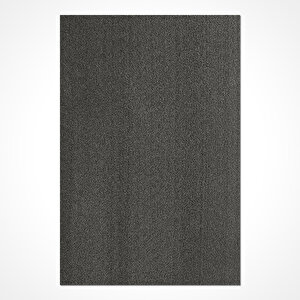 Antrasit  Yumuşak Tuşeli Halı - Kaymaz Taban - Yıkanabilir  Mr121 160x450 cm