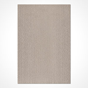 Bej Yumuşak Tuşeli Halı - Kaymaz Taban - Yıkanabilir  Mr109 100x130 cm
