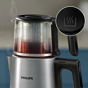 Philips Hd7350/00 5000 Serisi 1900 W Cam Demlikli Çay Makinesi - İnox