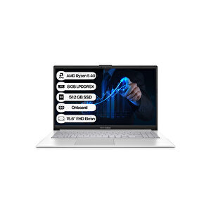 Vivobook Go 15 E1504fa-bq4463 Amd Ryzen 5 40 8gb 512gb Ssd Freedos 15.6" 60hz Taşınabilir Bilgisayar
