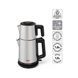 Ar3158 Neosteel 1.8 L Çay Makinesi Inox