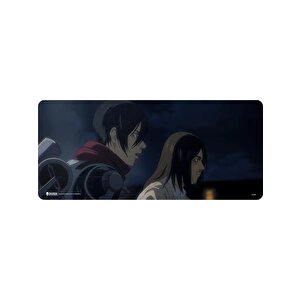 Exvega Attack On Titan Eren & Mikasa Mousepad Xxl