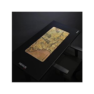 Exvega Lord Of The Rings Middle Earth Map Mousepad Xxl