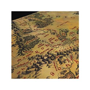 Exvega Lord Of The Rings Middle Earth Map Mousepad Xxl