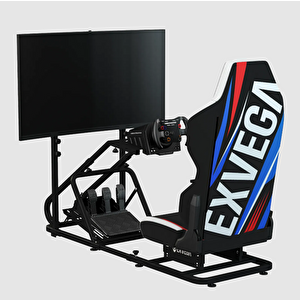 Exvega Sim Racing Yarış Simülatörü Kokpiti