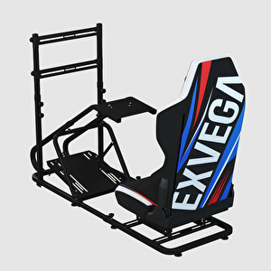 Exvega Sim Racing Yarış Simülatörü Kokpiti