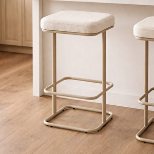 Sara 65 Cm Mutfak Ada Bar Sandalyesi Cappucino