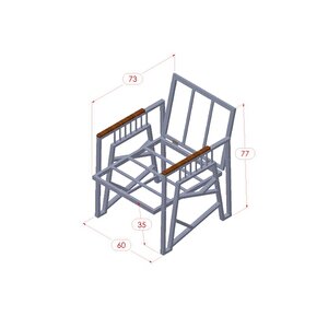 Orkide Cappuccino 211 Masalı Gri Bahçe Oturma Grubu 4’lü Set – Modern Tasarım Gri