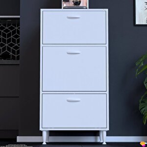 Silva 60x119,2x48 Cm 3 Kapaklı Çok Amaçlı Mutfak Kiler Dolabı - Fırın Ve Mikrodalga Rafı 60 cm