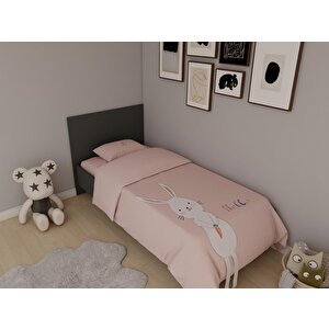 Letto Tek Kişilik Karyola Koyu Gri Renk Koyu Gri