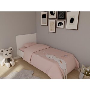 Letto Tek Kişilik Karyola Beyaz Renk Beyaz
