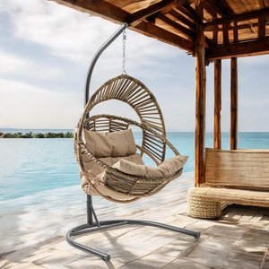 Capri Swing Nobel Tekli Rattan Bahçe Balkon Salıncağı
