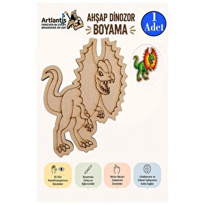 Ahşap Boyama Dinozorlar 1 Adet 10x15 Dinazor Boyama Figürü Etkinlik Çocuk Gelişim Motor Beceri Anasınıfı Kreş