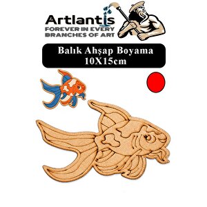 Ahşap Boyama Deniz Canlıları 1 Adet 10x15cm Boyama Figürü Etkinlik Çoçuk Gelişim Motor Beceri Kreş Anasınıfı