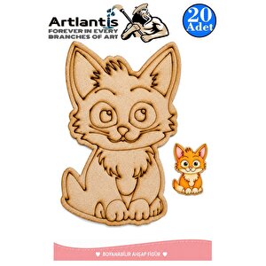 Ahşap Boyama Hayvanlar 20 Adet 10x15 Set1 Hayvan Boyama Figürü Etkinlik Çocuk Gelişim Motor Beceri Anasınıfı Kreş