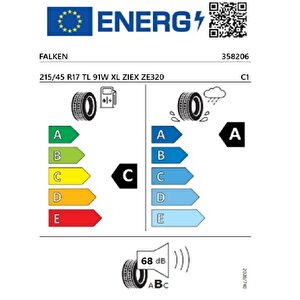 215/45 R17 Tl 91w Xl Ziex Ze320 Yaz Lastiği (üretim Tarihi:2026)