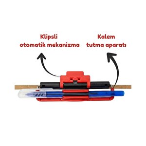 A4 Ahşap Sekreterlik Otomatik Mekanizmalı Kalem Tutma Aparatlı