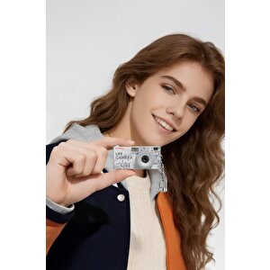 Life Dijital Kamera Selfie Video Vlog Kamerası Mini Fotoğraf Makinesi Cmr47 Gri