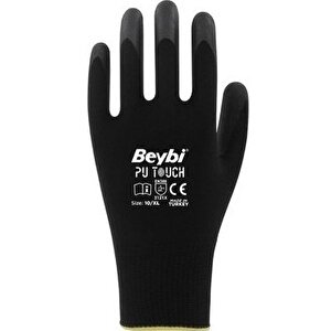 ̇ Pu Touch Eldi̇ven Si̇yah 10 Çift
