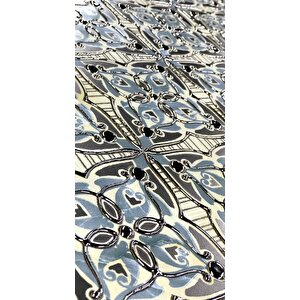 (evelina) Metalik Gümüş Detaylı Granit-seramik Dekor Bc-306098