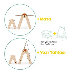 Foxy Ahşap Aktivite Masası