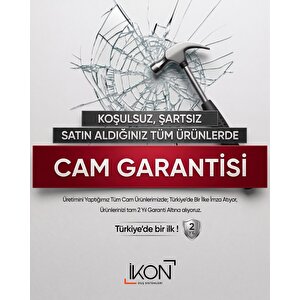 Gold Şeffaf 1 Sabit 1 Sürgü Duşakabin H190 119 cm