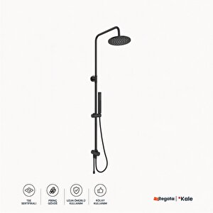 Rain Mare Mat Siyah Duş Barı