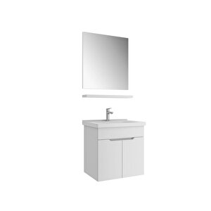 Stora 65 Cm Parlak Beyaz Banyo Dolabı Takımı 610100200906
