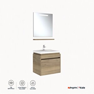 Idea 2.0 65 Cm Pasifik A Tek Çekmeceli Banyo Dolabı Takımı