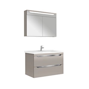 Casilla 100 Cm Vizon Banyo Dolabı Takımı