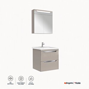 Casilla 65 Cm Vizon Banyo Dolabı Takımı (ayna Dolabı)