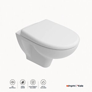 Optimum Smart Yuvarlak Asma Klozet + Yavaş Kapanan Klozet Kapağı