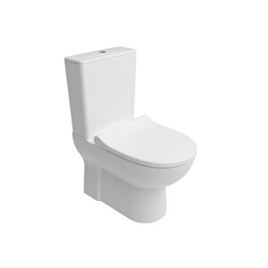 Optimum Kanalsız Duvara Sıfır Klozet + Yavaş Kapanan Klozet Kapağı + Rezervuar + 3/6 İç Takım