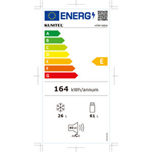 Kumtel 87l Mi̇ni̇ Buzdolabi Beyaz Htmf-90ew