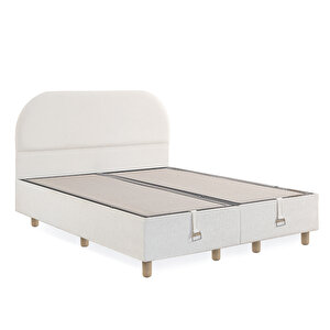 Bohem Pocket Düz 140x190 Cm Çift Kişilik Yatak Baza Başlık Seti - Pocket Orta Sert 140x190 cm