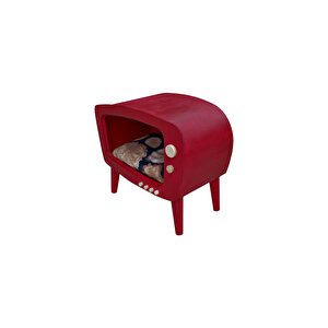 El Yapımı Vintage Ahşap Kedi Evi – Purple Red Tv Tasarımı