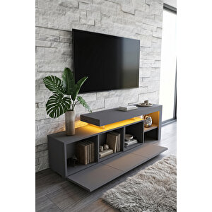 Luma Led Işıklı Tv Ünitesi 160 Cm - Modern Tv Sehpası