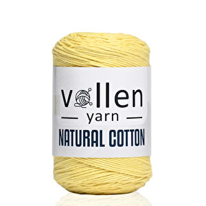 100gr/200mt Premıum Doğal Koton Amıgurumi Ve Punch Ipi,tığ Işi El Örgü Ipi Sarı