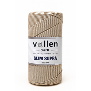 Slim Supra 200 Gr Mumlu Polyester İp,çanta İpi,runner İpi,bileklik İpi,pase İpi,supla İpi Latte