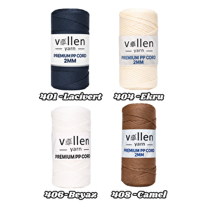 200gr/230m Premium Polyester Makrome Ipi 2mm,supla Ve Çanta Ipi Petrol Mavisi