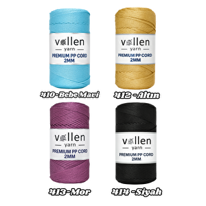 200gr/230m Premium Polyester Makrome Ipi 2mm,supla Ve Çanta Ipi Petrol Mavisi