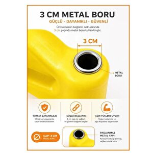 Salıncak Oturağı Korkuluğu - Metal Yüzüklü  | Çocuk Oyun Parkı Yedek Parçası