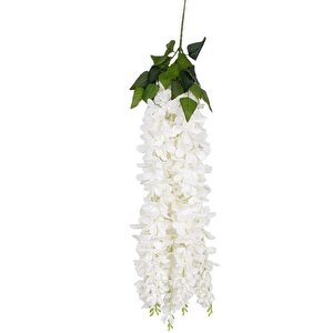 Yapay Çiçek Sarkan Lüx Akasya 70cm Beyaz