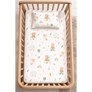 %100 Pamuk Lastikli Bebek Çarşafı | Park Yatak 60x120 70x110 70x120 Uyumlu