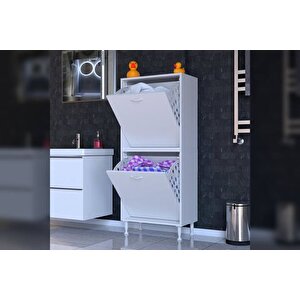İlki̇m Alt Ve Üst Modül Sepetli̇ Banyo Dolabi, 55 Cm