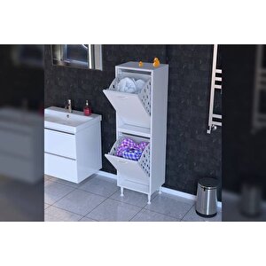 İlki̇m Alt Ve Üst Modül Sepetli̇ Banyo Dolabi, 35 Cm