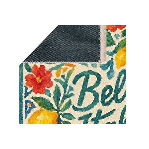 Bella İtali̇a Baskili Dokuma Taban Hali, 263 Yng, 100x150  Cm